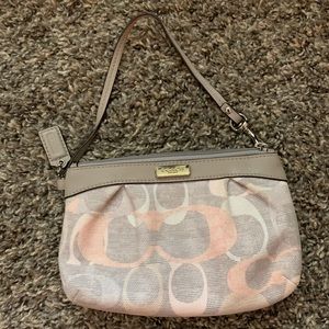 Coach Soho Optic Linen Wristlet